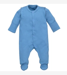 Дитячий комбінезон для хлопчика, р.56-62 см, кашкорсе, синій фото на tatoshka.ua