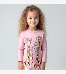 Дитяча кофточка для дівчинки, 86-116см, рібана, рожева з аплікацією фото на tatoshka.ua