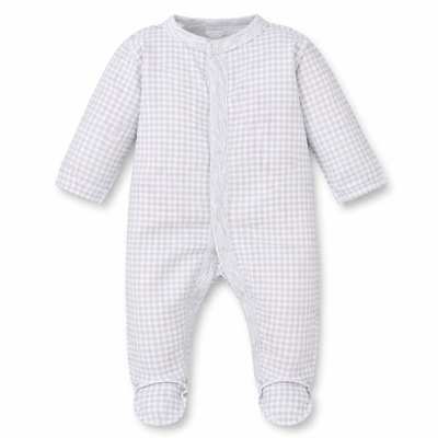 Дитячий комбінезон уні, р.46-48 см, інтерлок, білий з принтом