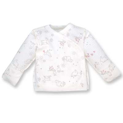 Льоля уні, 56-62см, інтерлок рапорт 100% бавовна, молочний з принтом