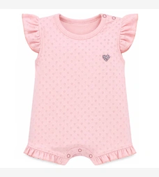 Песочник для девочки, 74-98см, ажур 100% хлопок, розовый фото на tatoshka.ua