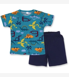 Комплект дитячий для хлопчика, р.92 см, кулір, зелений з чорним фото на tatoshka.ua