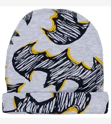 Детская шапочка, р 36-38 г, рибана, серий меланж с принтом фото на tatoshka.ua