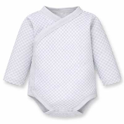 Напівкомбінезон уні, 46-48 см, інтерлок ,100% бавовна,сіра з принтом