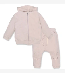 Комплект дитячий для дівчинки, р.92 см, петельний футер, рожевий фото на tatoshka.ua