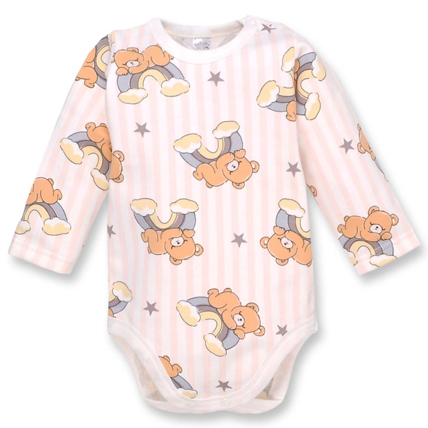 Боді для дівчинки, 68-86см, Футер 100% бавовна, біла з принтом фото Татошка