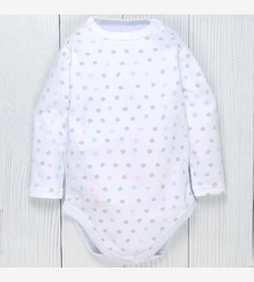 Боді для дівчинки, 80-92 см, інтерлок 100% бавовна, біла з принтом фото на tatoshka.ua