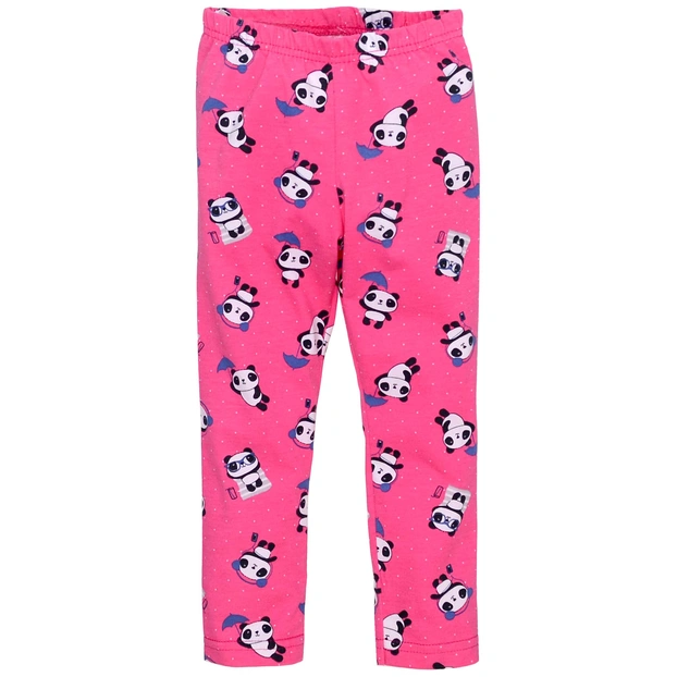 Дитячі лосини , р.92-134 см, кулір з еластаном, рожеві з принтом фото Татошка
