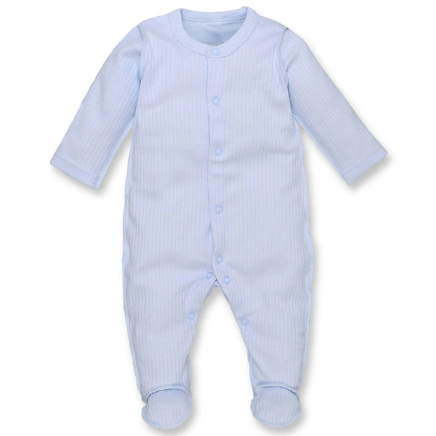 Дитячий комбінезон уні, р.46-62 см, інтерлок 'рапорт', блакитний фото Татошка