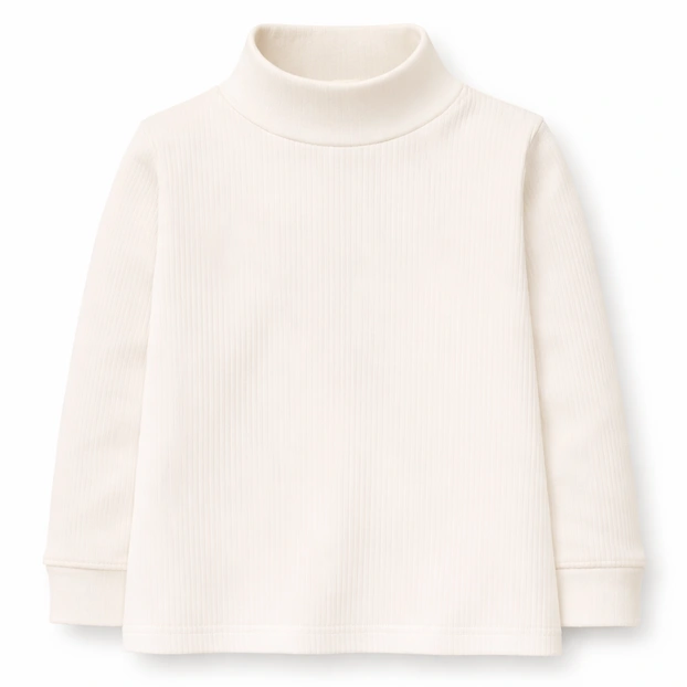 Дитячий гольф для дівчинки, р.92-146 см, кашкорсе, молочний фото Татошка