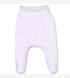 Повзунки на резинці уні, 56-62см, інтерлок рапорт, білі фото на tatoshka.ua