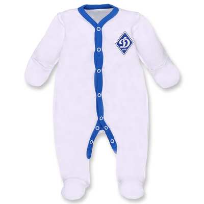 Дитячий комбінезон уні , р.56 см, інтерлок, білий з аплікацією