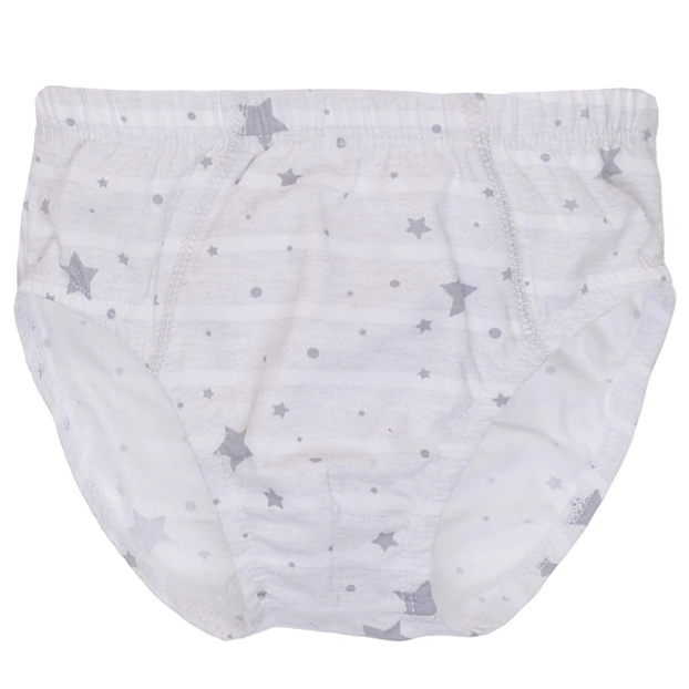 Труси для хлопчика, 98-152см, кулір з еластаном, сірий меланж з принтом фото Татошка