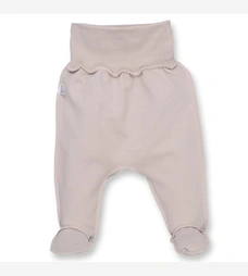 Повзунки на резинці уні, 56см, футер, бежевий фото на tatoshka.ua