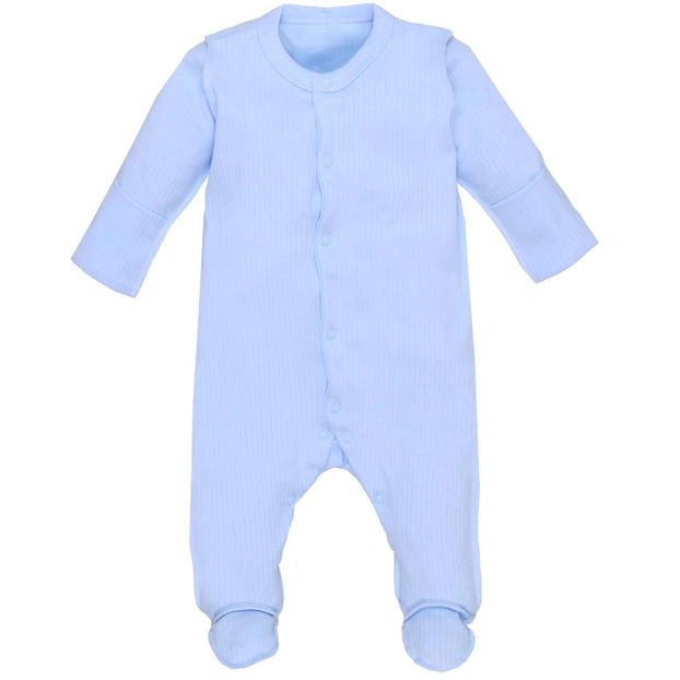 Дитячий комбінезон уні, р.56-62 см, кашкорсе, блакитний фото Татошка