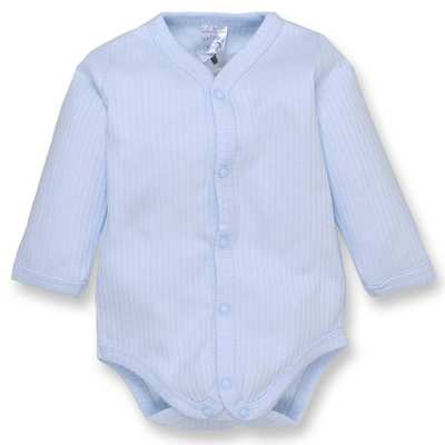 Напівкомбінезон уні, 62-74 см, інтерлок рапорот 100% бавовна,блакитний