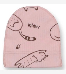 Дитяча шапочка, р.36-42 р, інтерлок рапорт, рожева фото на tatoshka.ua