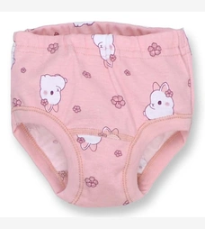 Труси класичні для дівчинки, 80-116см, Рібана 100% бавовна, рожевий з принтом фото на tatoshka.ua