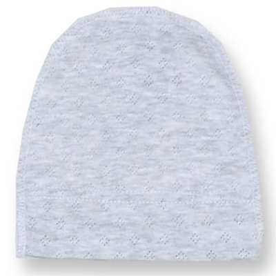 Дитяча шапочка уні, р.36-42 р, ажур, сірий меланж