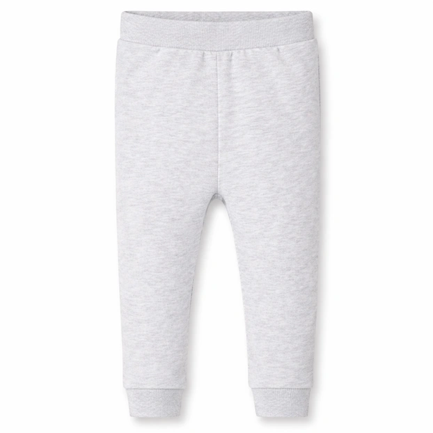 Детские брюки уни, р.92 см, футер, серый меланж фото Татошка