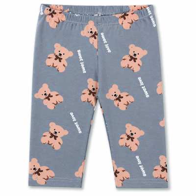 Велосипедки (треси) , р.92-128 см, кулір, сірий з принтом