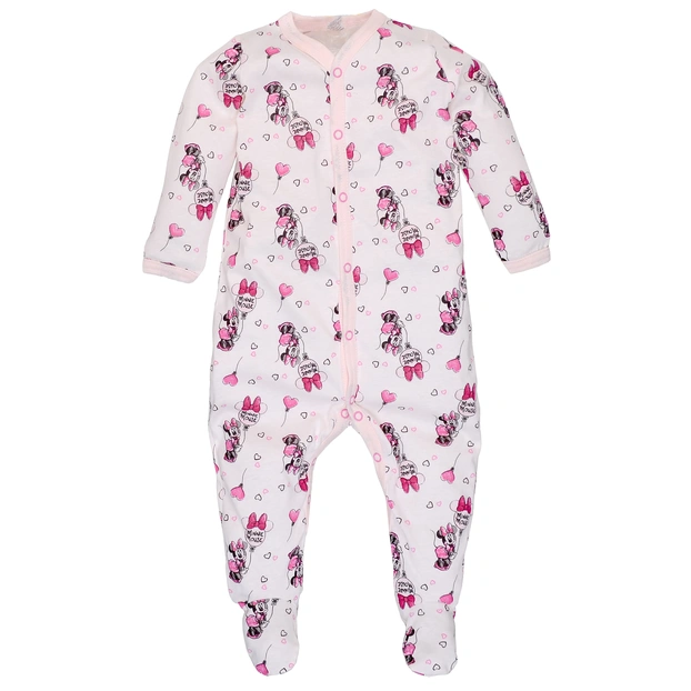 Дитячий комбінезон для дівчинки, р.62-86 см, кулір, рожевий фото Татошка