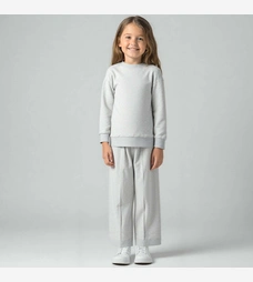 Комплект дитячий для дівчинки, р.116-128 см, петельний футер, рожевий фото на tatoshka.ua