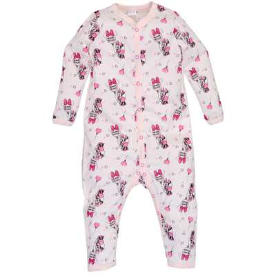 Дитячий комбінезон для дівчинки, р.80-86 см, кулір, рожевий