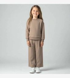 Комплект дитячий для дівчинки, р.116-128 см, петельний футер, рожевий фото на tatoshka.ua