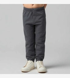 Дитячі штани для хлопчика, р.98-164 см, футер з подчесом, сірий меланж фото на tatoshka.ua