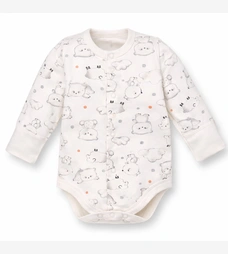 Боди уни, 56см, Футер 100% хлопок, молочный с принтом фото на tatoshka.ua