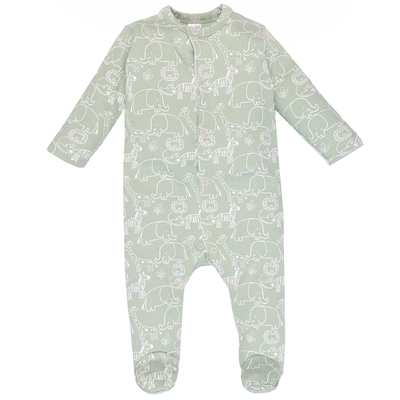 Детский комбинезон уни, р.62-86 см, интрелок, зеленый