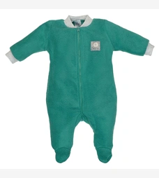 Детский комбинезон уни, р.56-74 см, флис зеленый фото на tatoshka.ua