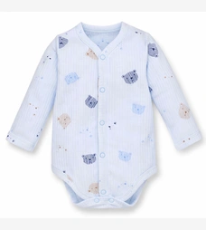 Напівкомбінезон уні, 62-68 см, інтерлок рапорот 100% бавовна,блакитний з принтом фото на tatoshka.ua