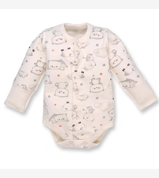 Боді уні, 56см, Футер 100% бавовна, молочний с принтом фото на tatoshka.ua