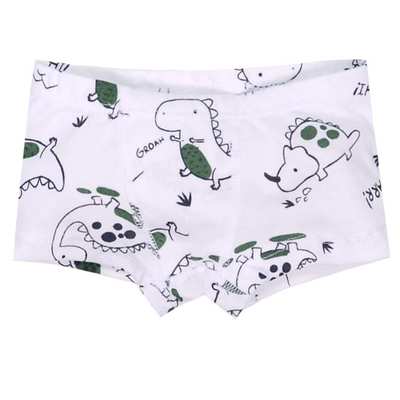 Труси-боксери для хлопчика, 92-116см, рібана, білі з принтом