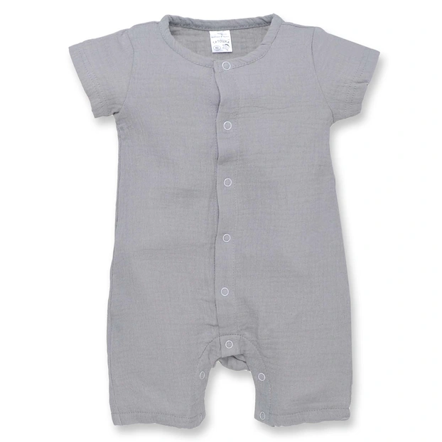 Пісочник уні, 62-74см, муслін 100% бавовна, сірий фото Татошка