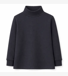 Дитячий гольф уні, р.128-164 см, футер з еластаном, чорний фото на tatoshka.ua