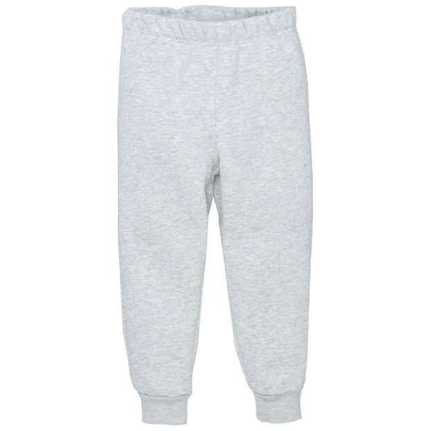Дитячі штани уні, р.74-164 см, футер з підчосом , сірий меланж фото Татошка