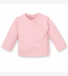 Распашонка для девочки, 50-62см, интерлок 100% хлопок, розовый фото на tatoshka.ua