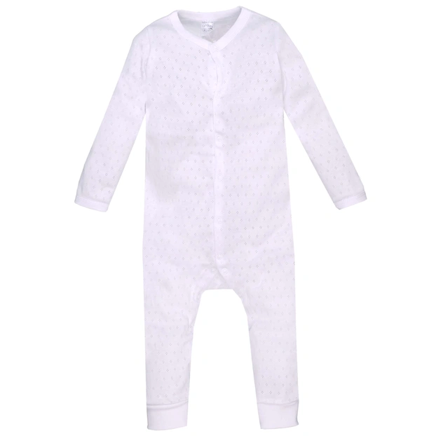 Дитячий комбінезон уні, р.80-86 см, ажур, білий фото Татошка