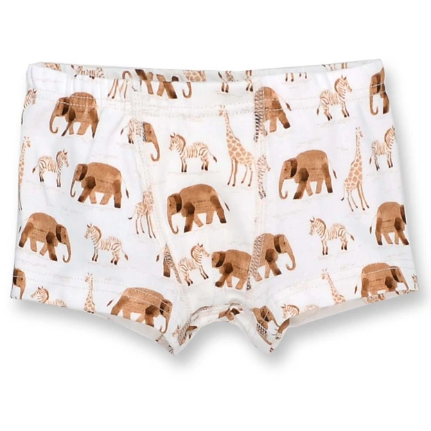 Дитячі труси-боксери для хлопчика, р. 92-110 см, рібана, білий з принтом фото Татошка