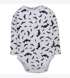 Боди уни, 86 см, футер, серый с принтом фото на tatoshka.ua