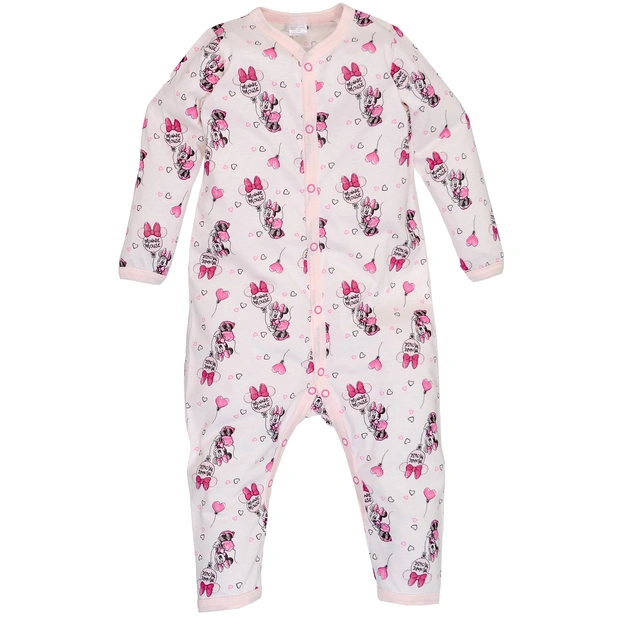 Дитячий комбінезон для дівчинки, р.80-86 см, кулір, рожевий фото Татошка