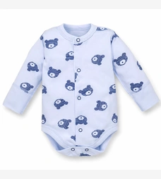 Боді уні, 56см, Футер 100% бавовна, блакитний с принтом фото на tatoshka.ua