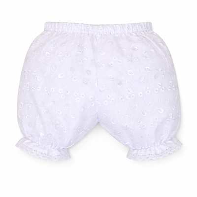 Штанці для хрещення, шитво, 56-62, білий