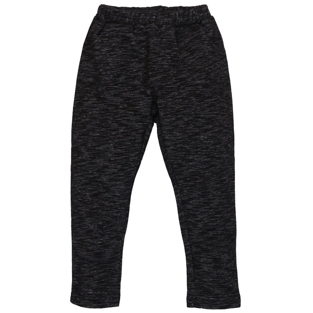 Дитячі штани для хлопчика, р.104-128 см, футер тринитка, чорні фото Татошка