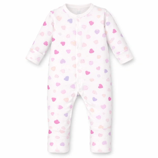 Дитячий комбінезон для дівчинки, р.68-86 см, інтерлок , білий з принтом фото Татошка