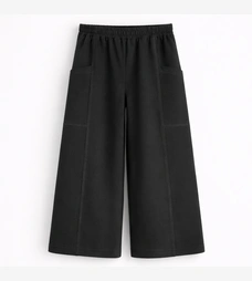 Дитячі штани уні, р.104-140 см, футер, чорні фото на tatoshka.ua