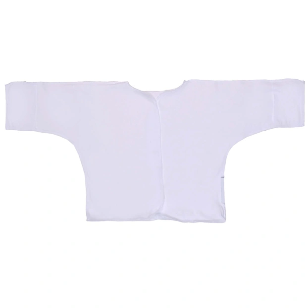 Распашонка уни, 56 см, кулир 100% хлопок, белый фото Татошка